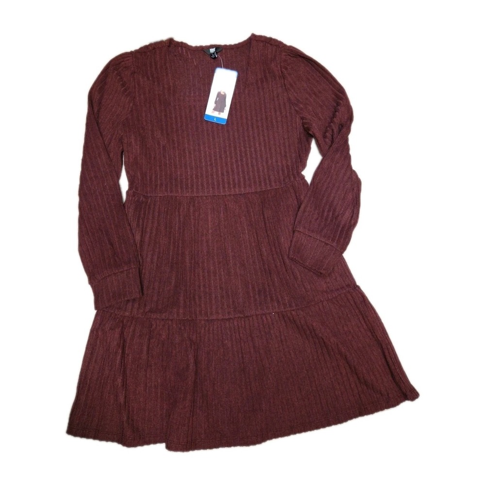 Frye Women's L Casual Dress Dark Red Polyester H0119 Large